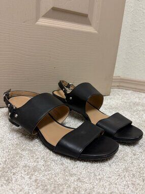 Naturalizer Black Strappy Sandal